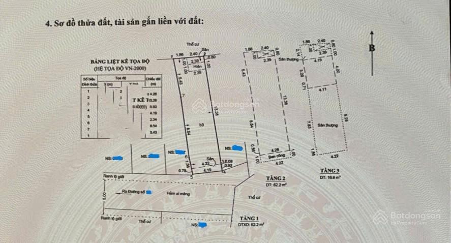 Bán nhà 2 lầu, hẻm ô tô, p. bình trưng (bình trưng tây)