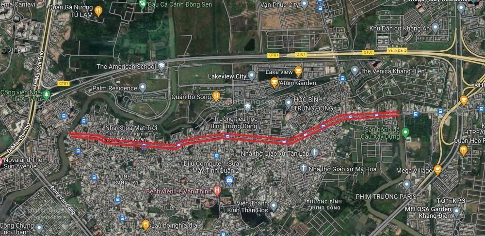 Bán nhà 896m2 , ngang 28m , vv , mặt đường nguyễn duy trinh , p bình trưng đông