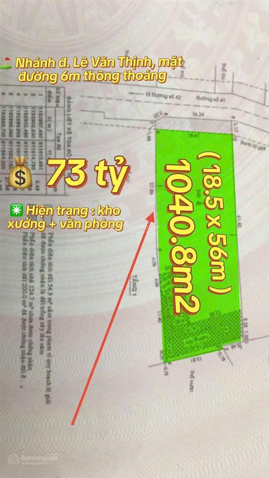 Bán nhanh 1040.8m2 mặt đường số, thông thoáng p. bình trưng đông, quận 2 cũ