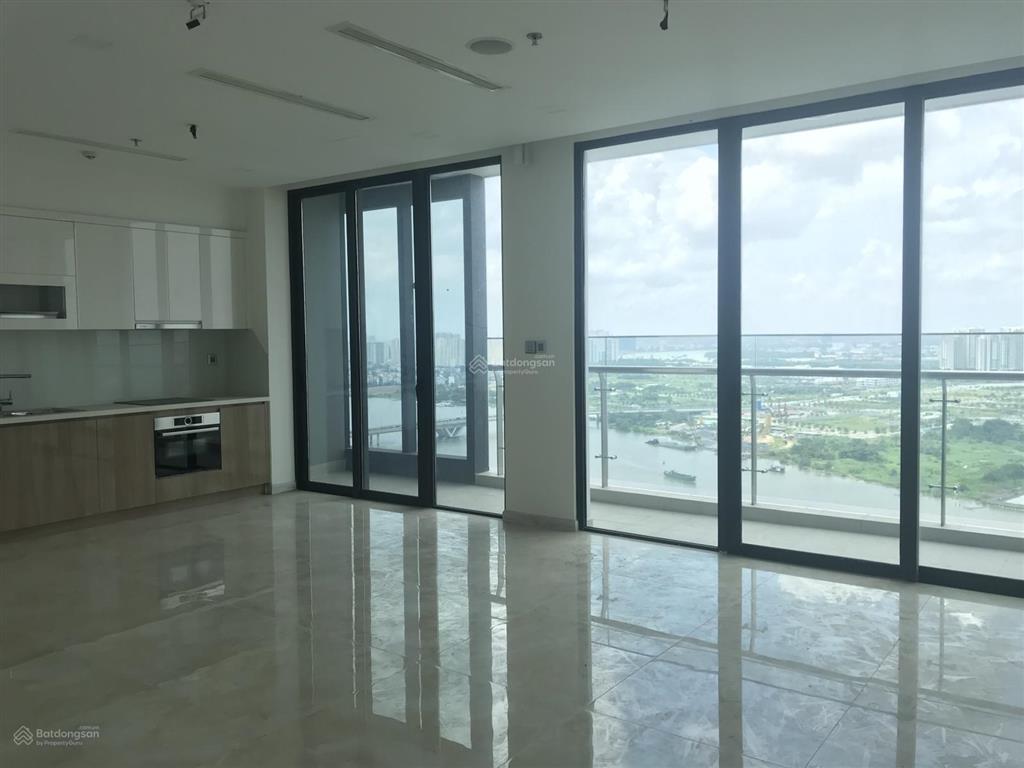Cho thuê căn hộ 3pn vòng cung vinhomes ba son 121m2, view trực diện sông, bitexco