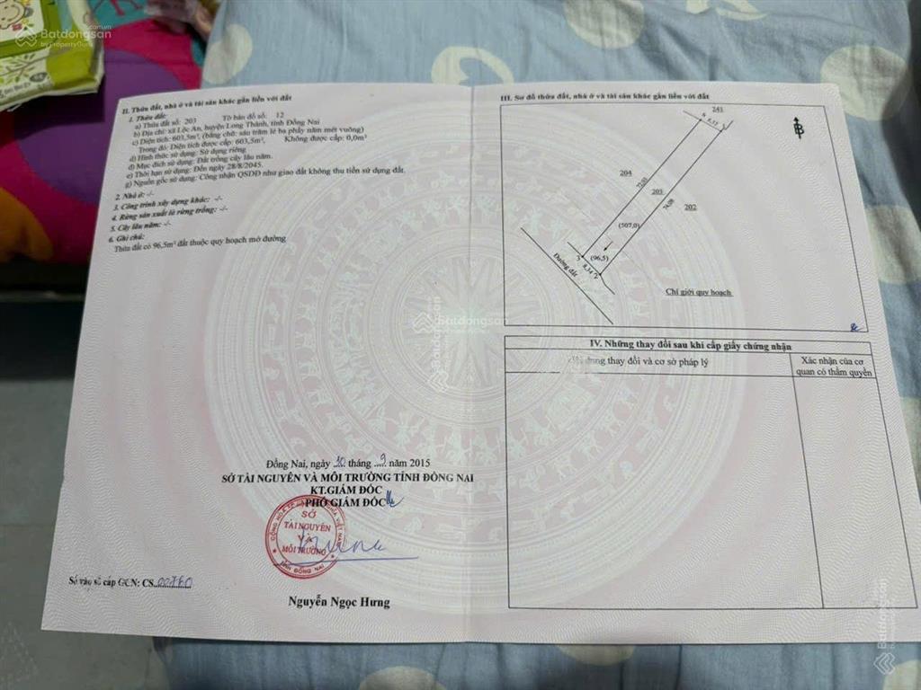 Chính chủ bán tổng 5300m2 đất xã lộc an, long thành, đồng nai giá 55 tỷ