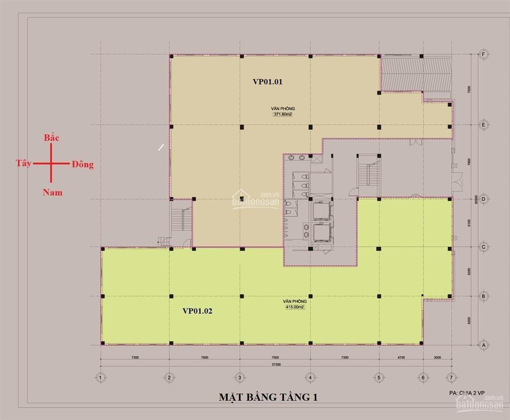 Cho thuê văn phòng bcons 2 đường ung văn khiêm bình thạnh dt 300m2.  0906 391 ***