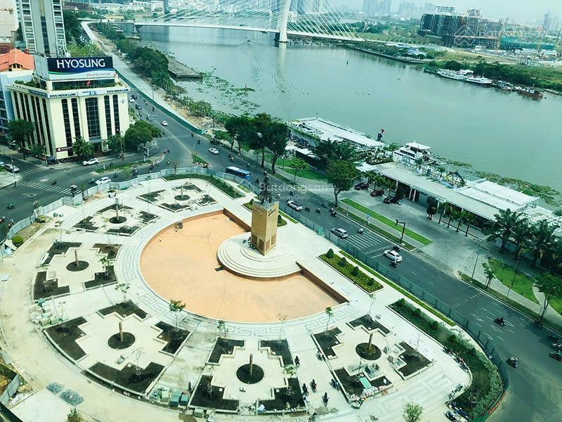 Cho thuê văn phòng vietcombank tower, công trường mê linh, quận 1. dt 185m2.  0906 391 ***