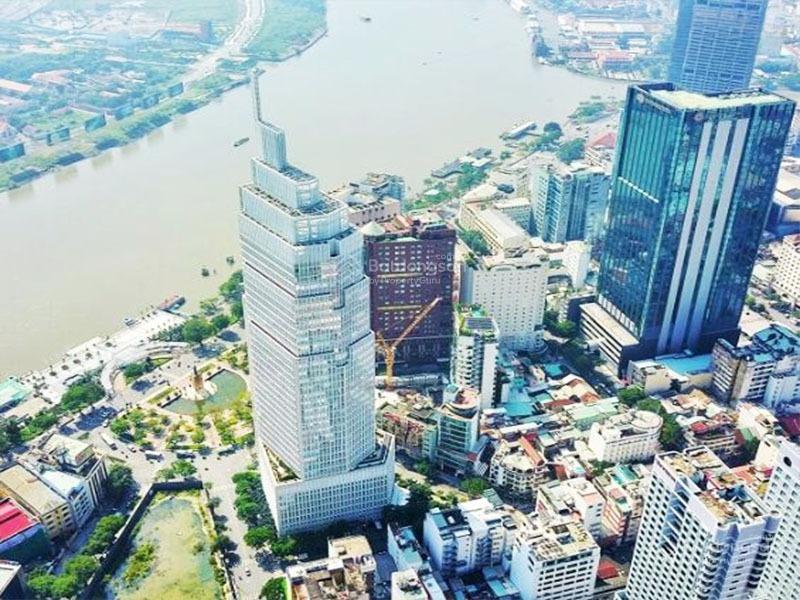 Cho thuê văn phòng vietcombank tower, công trường mê linh, quận 1. dt 185m2.  0906 391 ***