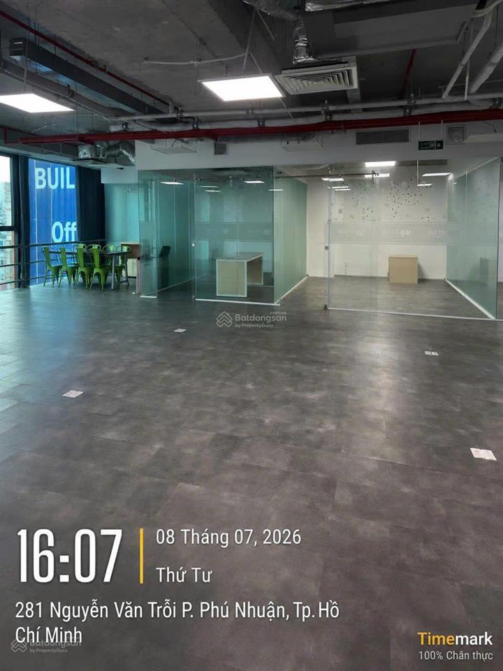 3 bees tower văn phòng cho thuê đường nguyễn văn trỗi, phú nhuận. dt 160m2.  0906 391 ***