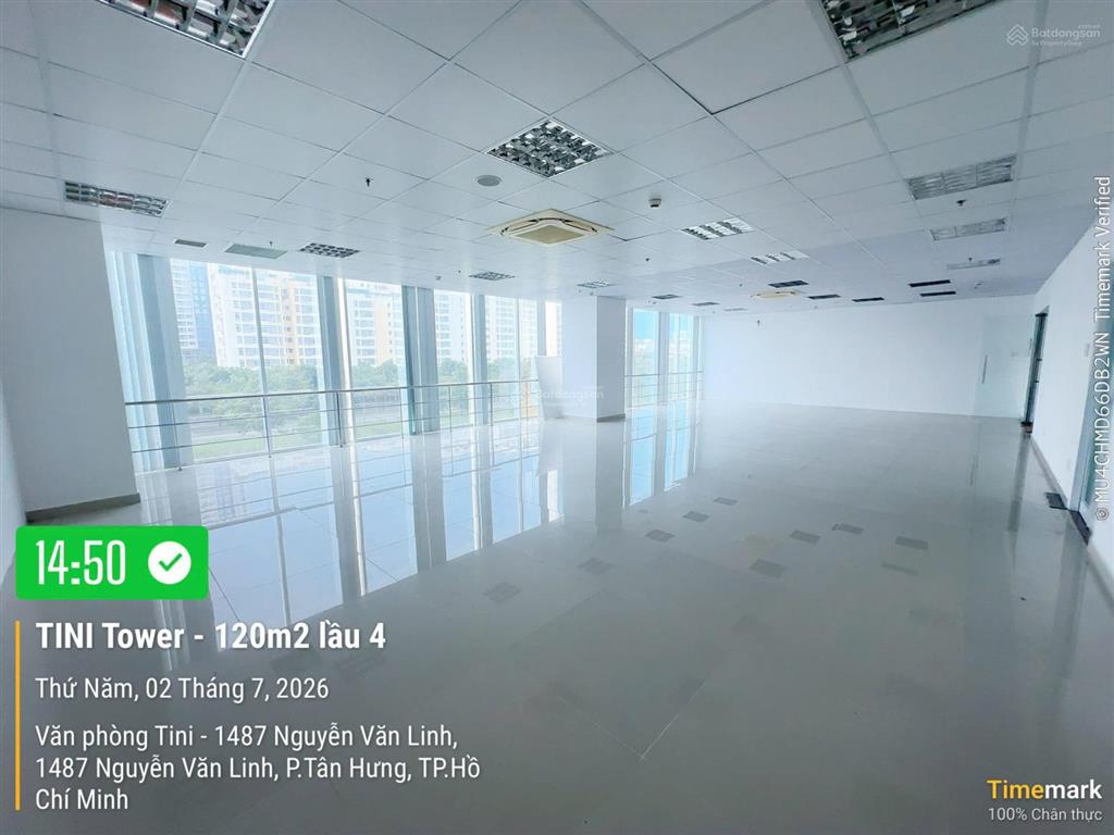 Tini office văn phòng cho thuê đường nguyễn văn linh, quận 7. dt 120m2.  0906 391 ***