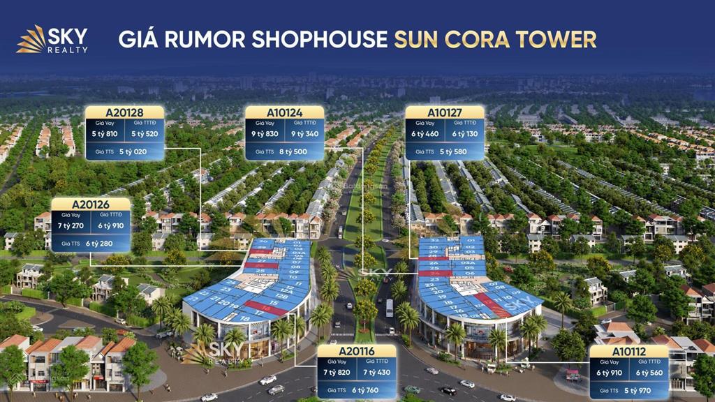 Nổi bật căn shophouse khối đế mặt tiền đường 29/3 giá gốc cđt