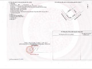 Chính chủ cần bán lô đất 2 mặt tiền tại xã long điền  tp hcm (vũng tàu cũ) diện tích 258m2 (14x19)
