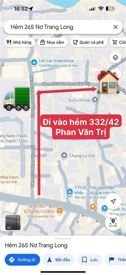 Bán nhà riêng tại phan văn trị, 6,65 tỷ, 46 m2, đẹp, nhiều tiện ích, zalo/sđt 0978 529 ***