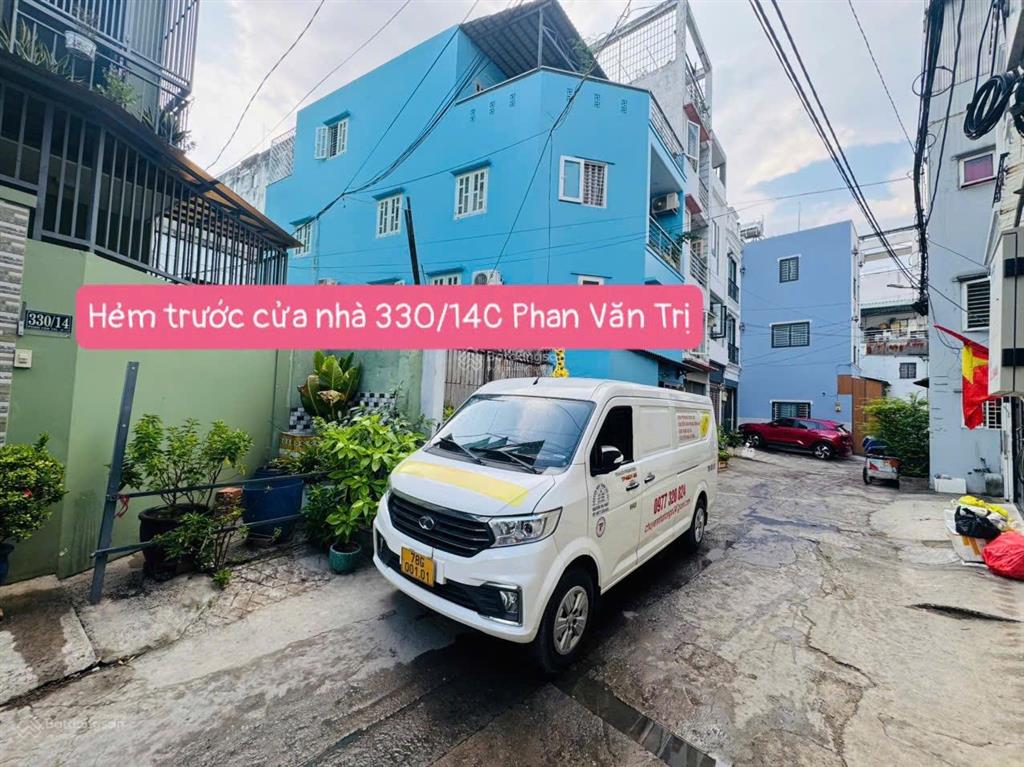 Bán gấp nhà riêng hxh, 3pn, 3wc, 44m² tại phan văn trị, p.11, q.bình thạnh, 6,3 tỷ, 0978 529 ***