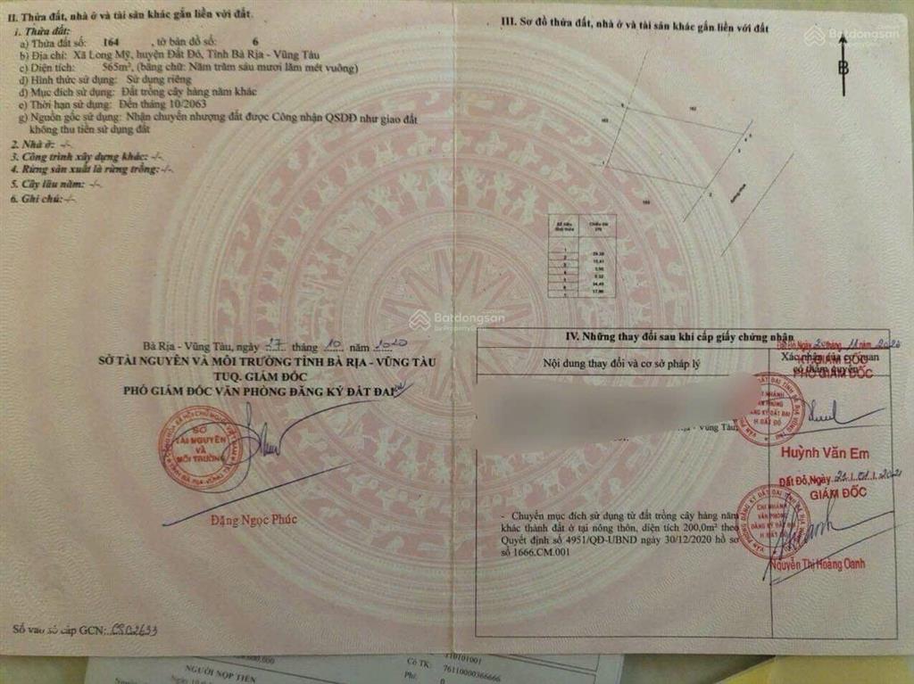 Mặt tiền hồ sở bông view núi minh đạm
dt 565m219x34200m2 thổ cư
long mỹ phước hải brvt