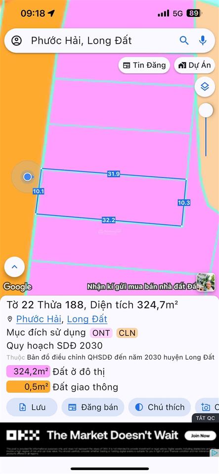 Chủ cần tiền xử lý công việc giảm ngay 200 triệu bán 2 lô đất đẹp tại xã phước hải