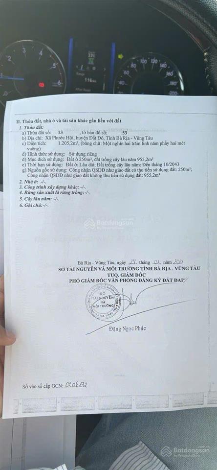Cần bán nhà xưởng phước hội gần biển ngay sau ubnd xã phước hải 1700m2 ngang 8.5x102m nở hậu 19.5m