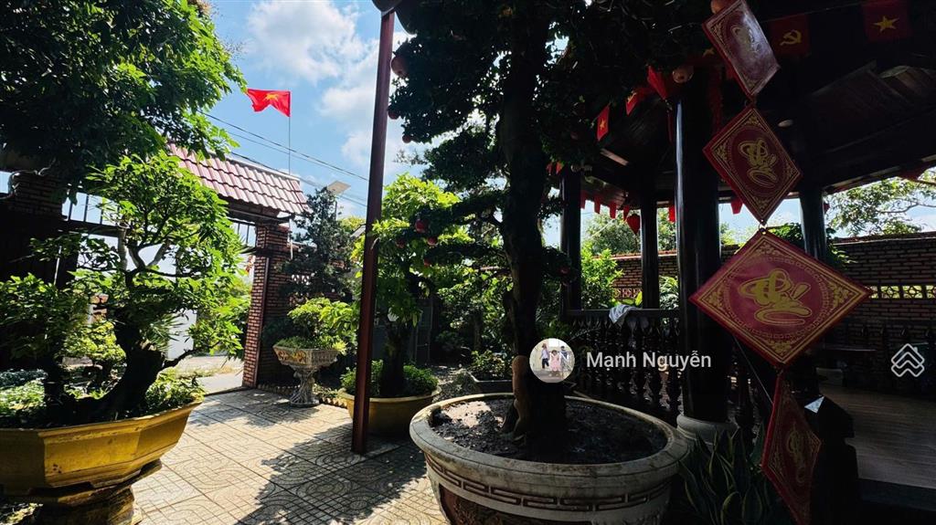 Nhà vườn đẹp mê luôn cách biển phước hải 5 phút dt 465m2  ngang 20m sâu vào 28m thổ cư 96m2