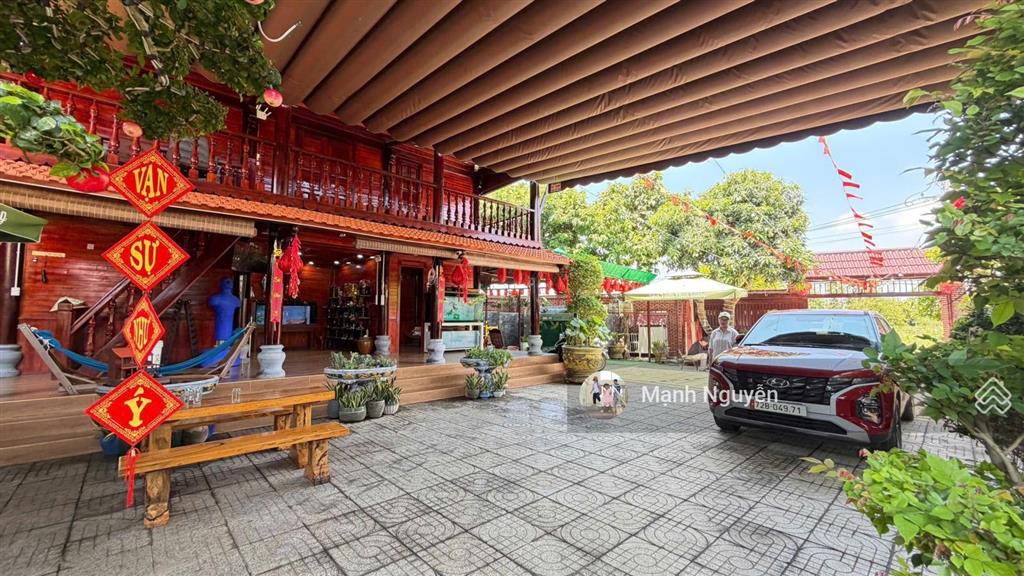 Nhà vườn đẹp mê luôn cách biển phước hải 5 phút dt 465m2  ngang 20m sâu vào 28m thổ cư 96m2