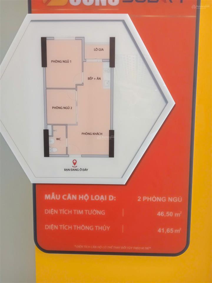 Bán gấp bcons solary 47.74m2 2pn 1wc giá 1 tỷ 670 vốn ban đầu chỉ 350 triệu còn lại ngân hàng
