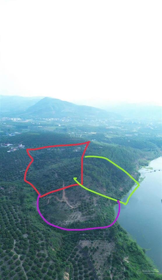 Đất rộng ven sông, ven hồ tại lục ngạn 35 000 m2  1200m2 đất ở