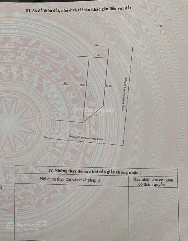Hạ giá chốt nhanh chỉ 3 tỷ 090 bán đất tđc đất lành, xã vĩnh thái đường 10m