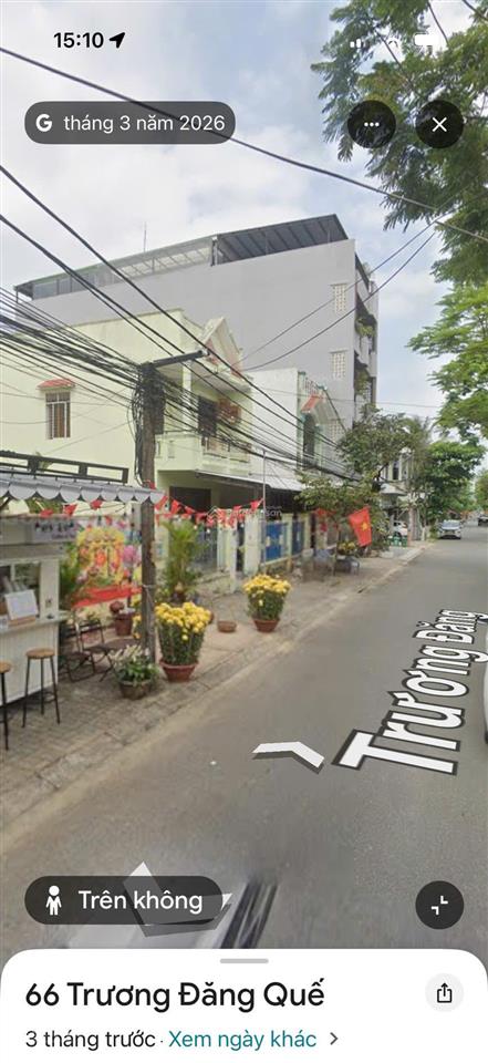 Bán lô đất đẹp mặt tiền đường trương đăng quế, dt 180m2,sát tòa căn hộ newtown dimonnd,giá 11,5 tỷ