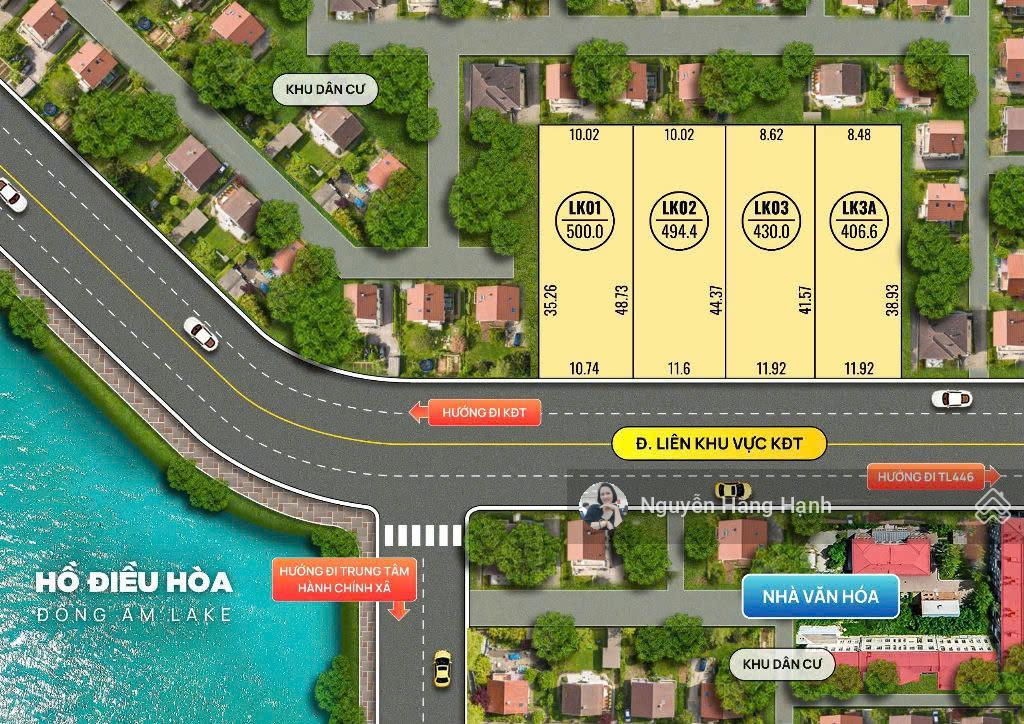 Bán mảnh đất lô góc 2mt, mặt phố kd đồng âm, đông xuân đường ôtô tải nhỉnh 15tr/m2