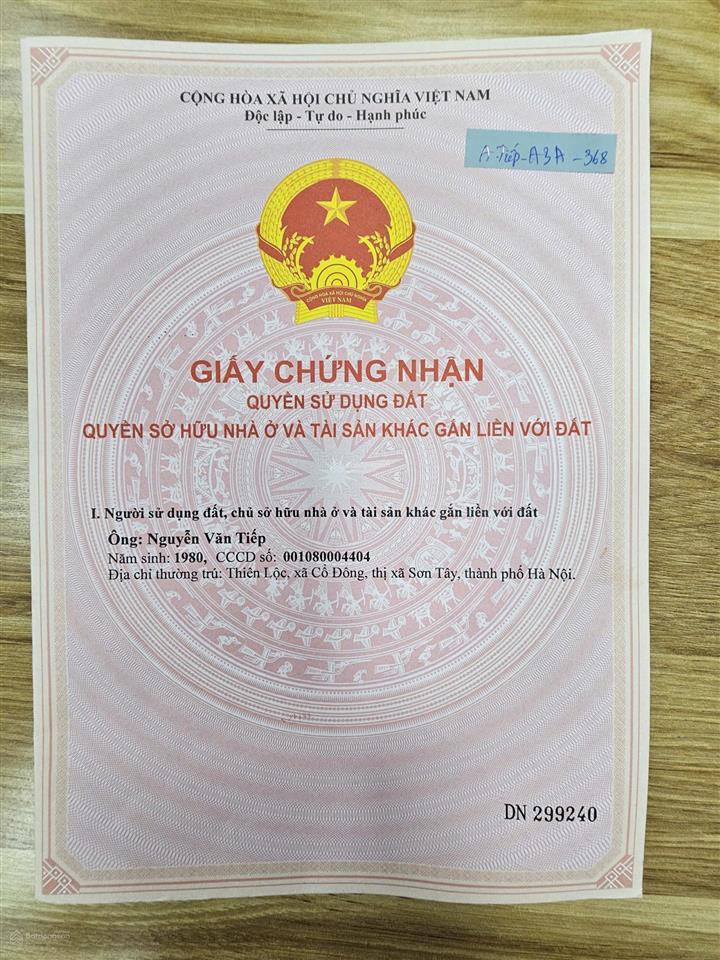Chính chủ cần bán lô đất mặt ql21 phố sơn đông, cổ đông, 185.2m2 giá 57,2tr/m2 3 xe tải tránh