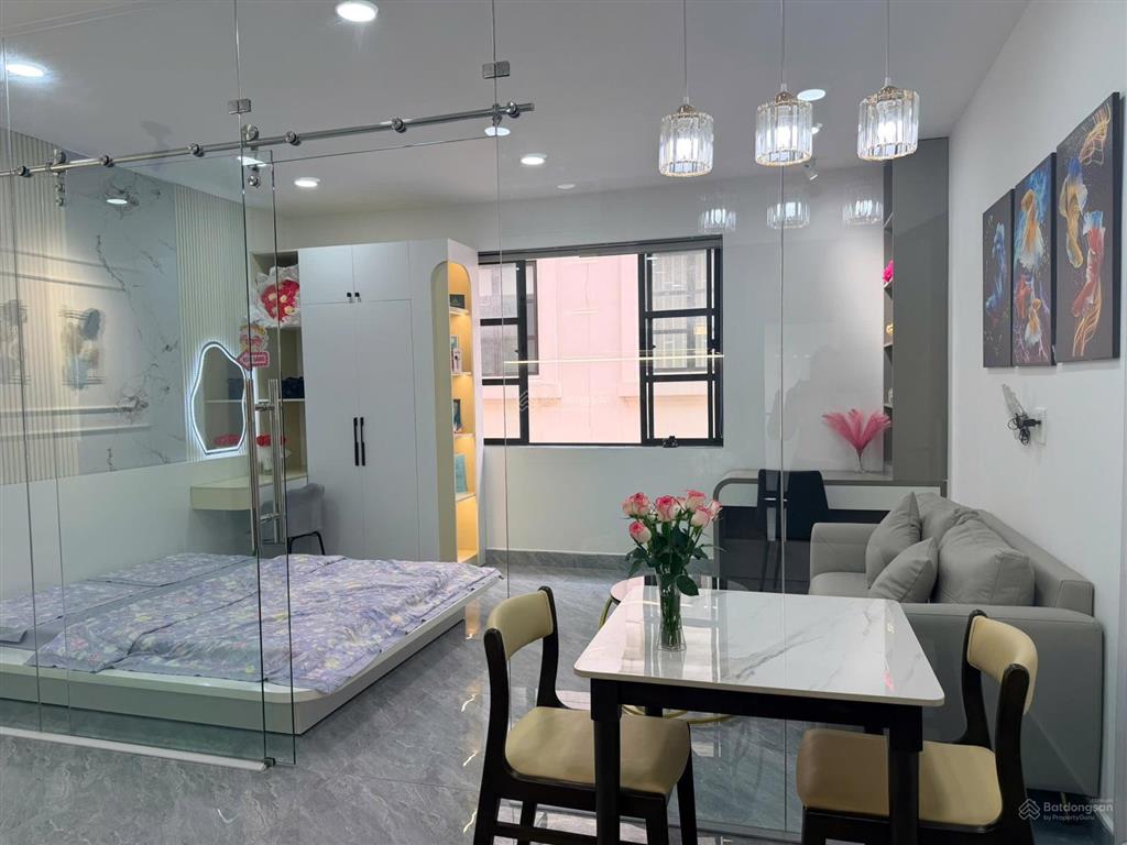 Cho thuê căn 1pn tách bếp khu cityland, full nội thất chỉ xách vali đồ vào ở
