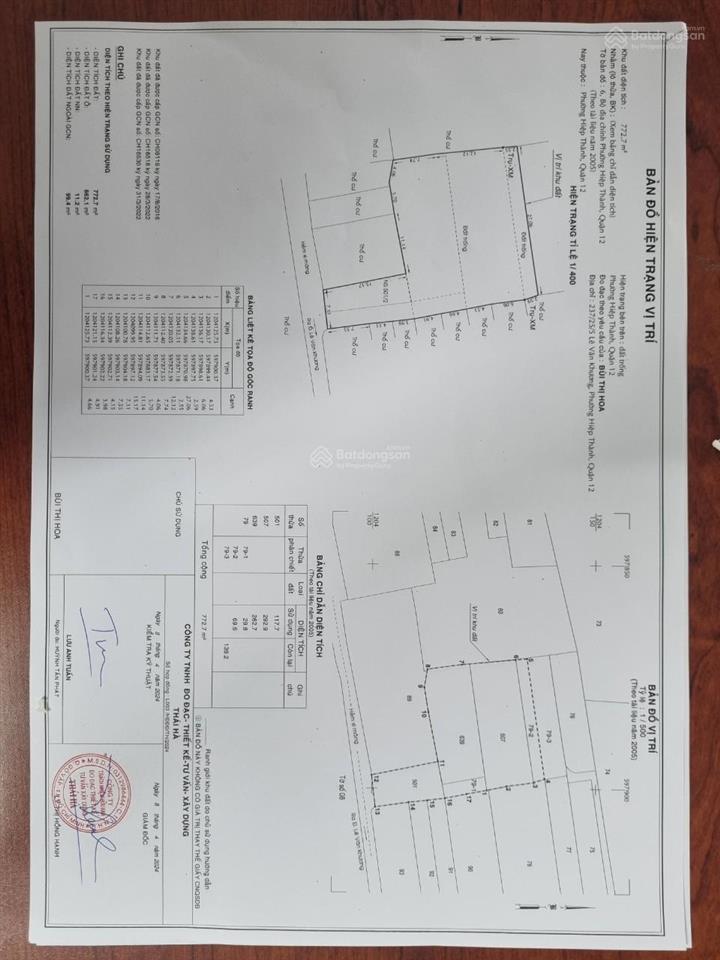 Đất 1/ lê văn khương  tổng diện tích 800m2 thổ cư 650m2 / hỗ trợ vay bank.