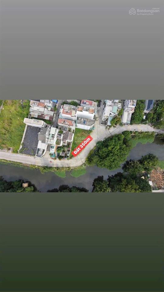 Đất xây villa nhà vườn  mặt sông  sử dụng tới 349m2  đường trước đất 12m
