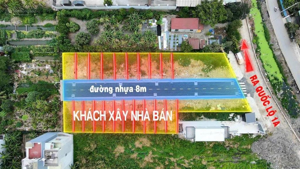 Đất khu phân lô thạnh lộc 14  shr  (dt 4,5 x 11)  đường 8m + vỉa hè