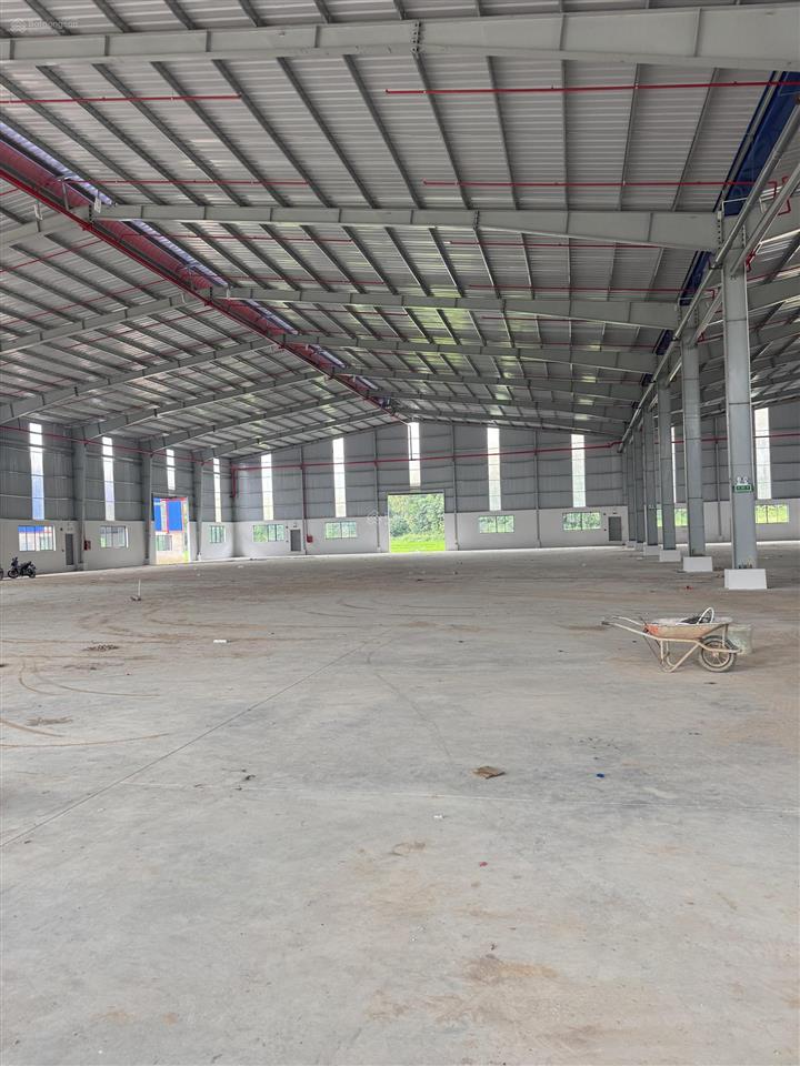 Cho thuê nhà xưởng phước hoà  phú giáo 9000m2 khuôn viên sử dụng (5.200m2 nhà xưởng sản xuất)