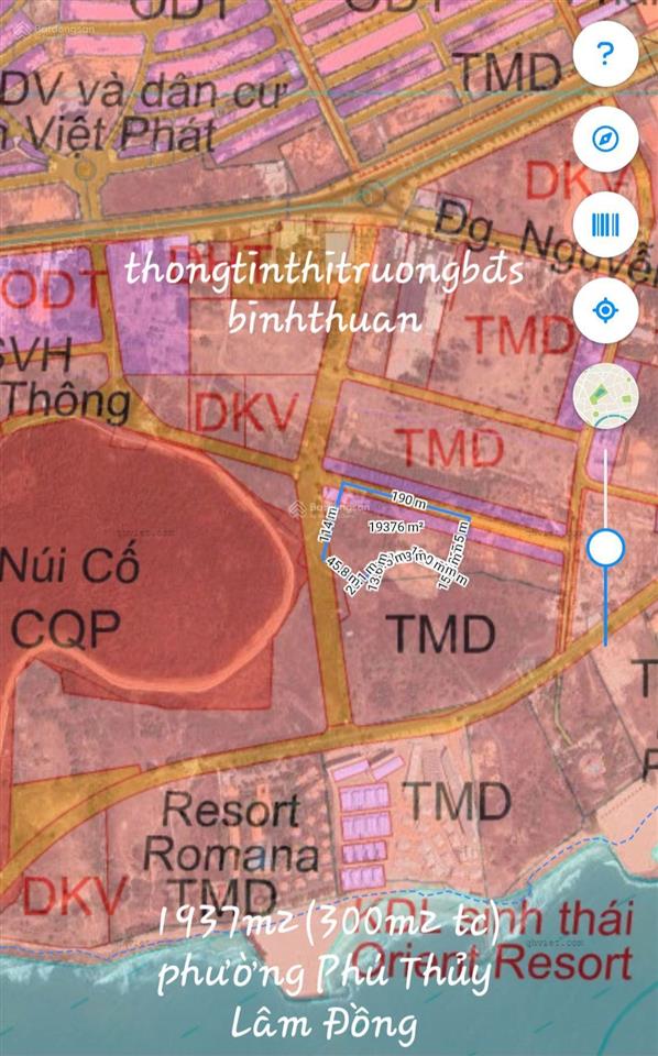 Gần 2 ha đất đồi views biển phú thủy  lâm đồng cần bán