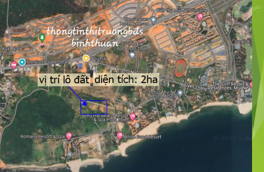 Gần 2 ha đất đồi views biển phú thủy  lâm đồng cần bán
