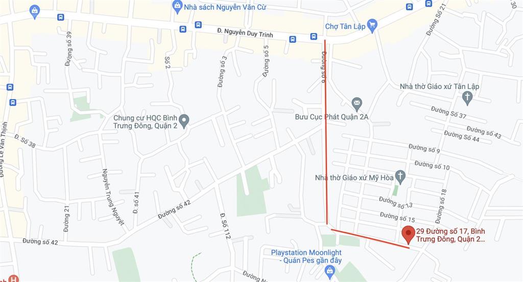 Bán đất quận 2, cách ndt 500m, thuận tiện di chuyển