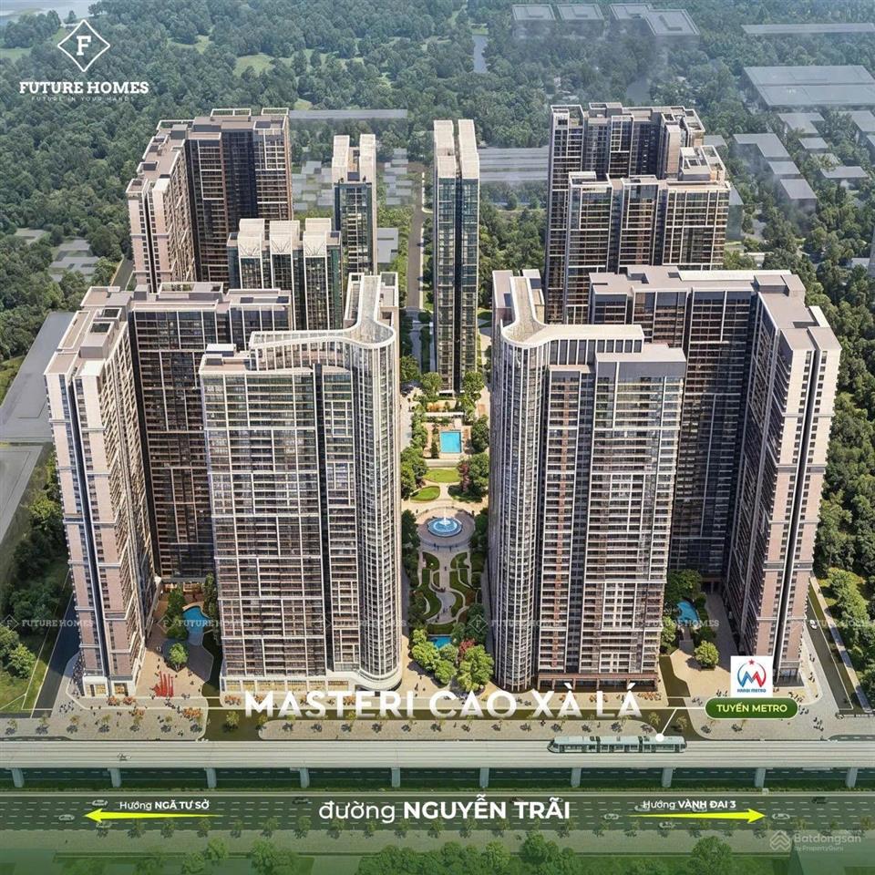 Siêu phẩm hiếm lõi nội đô masterise cao xà lá nguyễn trãi quỹ đất 11ha cuối cùng trên tr