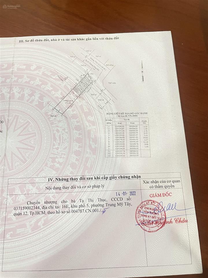 Nhà shr, đường ô tô thông tân thới nhì hm tdt thực tế 100m2 (5*20m)