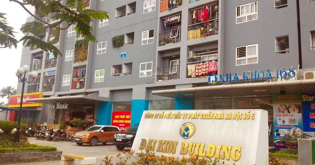 Chỉ 4.95 tỷ bán gấp căn hộ đại kim building  trần hoà 65m2, full nội thất đẹp sđcc