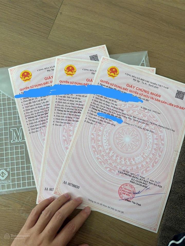 Bán chung cư x2 đại kim 107m2 3pn 2vs nhận nhà luôn giá 6.58 tỷ