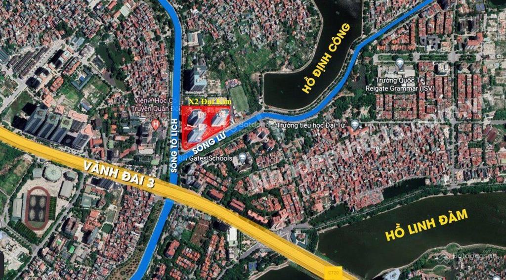 Bán chung cư x2 đại kim 107m2 3pn 2vs nhận nhà luôn giá 6.58 tỷ