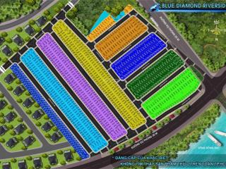 Bán lô đất ngộp 64m2(4x16), da blue diamond riverside, shr, sang tên ngay, p long phước, tp thủ đức
