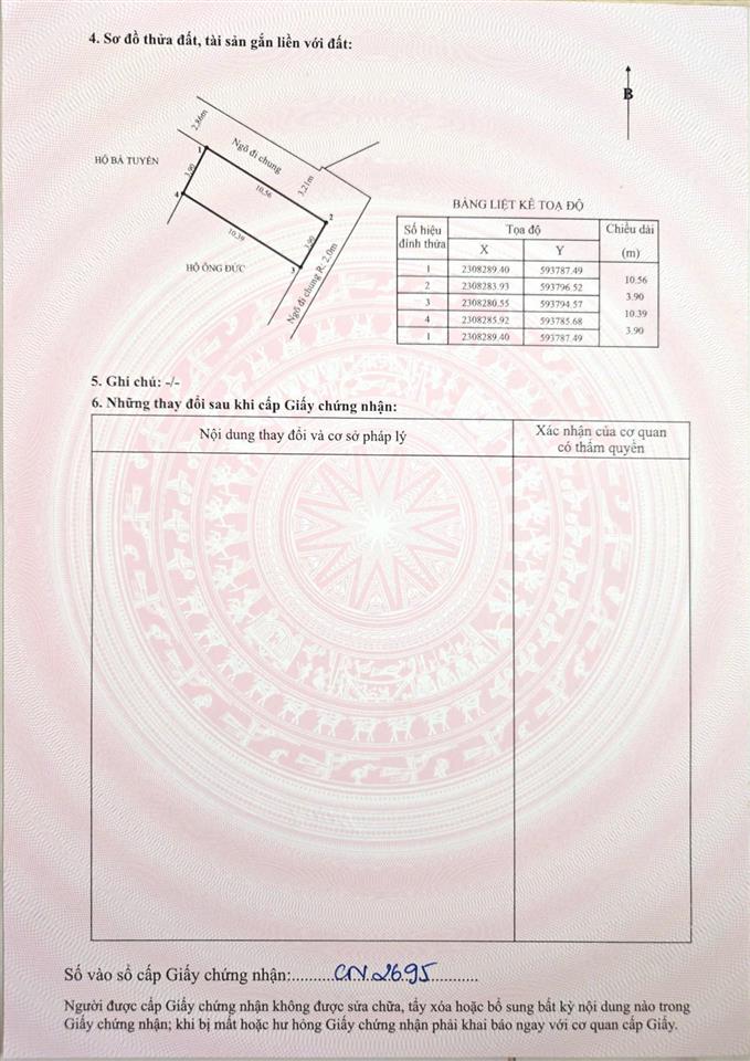 Bán nhà riêng (chính chủ) số 34/856 đường tôn đức thắng, tp hải phòng