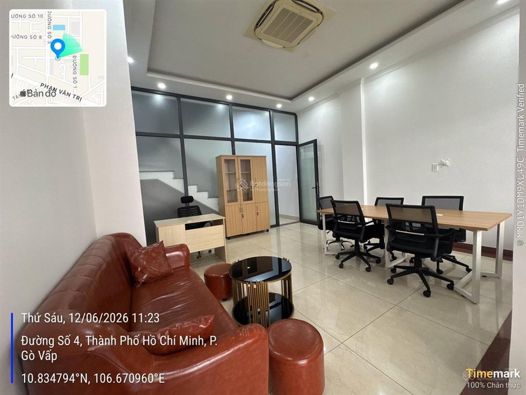 Cho thuê nguyên sàn lầu 3 làm vp giá chỉ 11tr/tháng. có hầm để xe và sẵn máy lạnh
