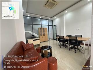 Cho thuê nguyên sàn lầu 3 làm vp giá chỉ 11tr/tháng. có hầm để xe và sẵn máy lạnh