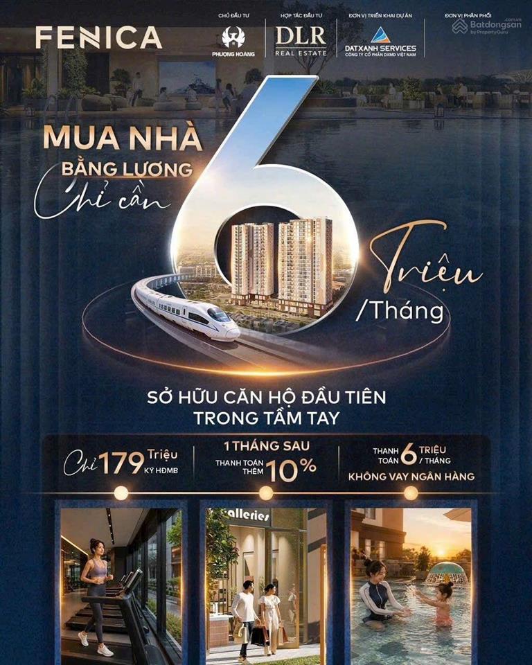 Fenica dĩ an  cần bán căn 1pn+ 48m2 tầng view đẹp, giá chỉ 1 tỷ 79, góp 6tr/tháng