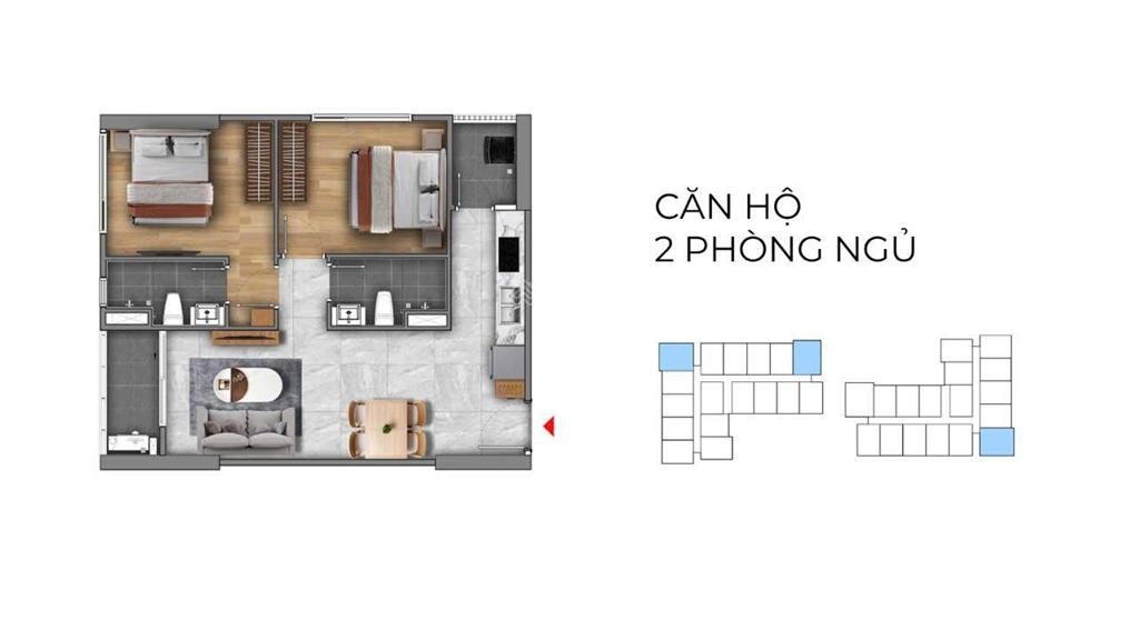Fenica dĩ an  cần bán căn 1pn+ 48m2 tầng view đẹp, giá chỉ 1 tỷ 79, góp 6tr/tháng