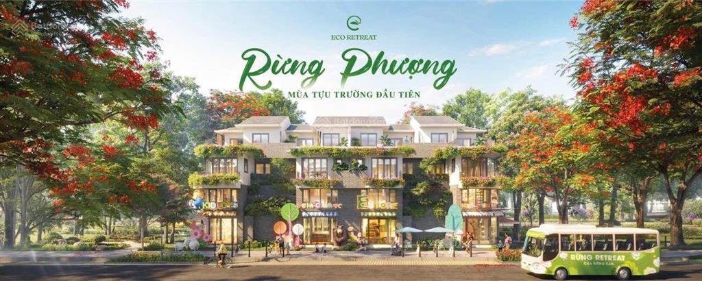 Eco retreat long an phân khu rừng phượng, giỏ hàng cđt nhà vườn 5x16m2 giá chỉ từ 5,8 tỷ