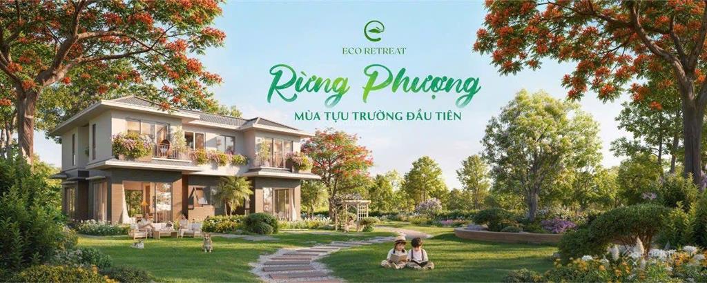 Eco retreat long an phân khu rừng phượng, giỏ hàng cđt nhà vườn 5x16m2 giá chỉ từ 5,8 tỷ