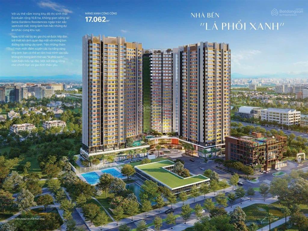 Ecoxuân  setia edenia, mua trực tiếp cđt, ch 2pn  giá chỉ 48tr/m2. nhận booking 50tr
