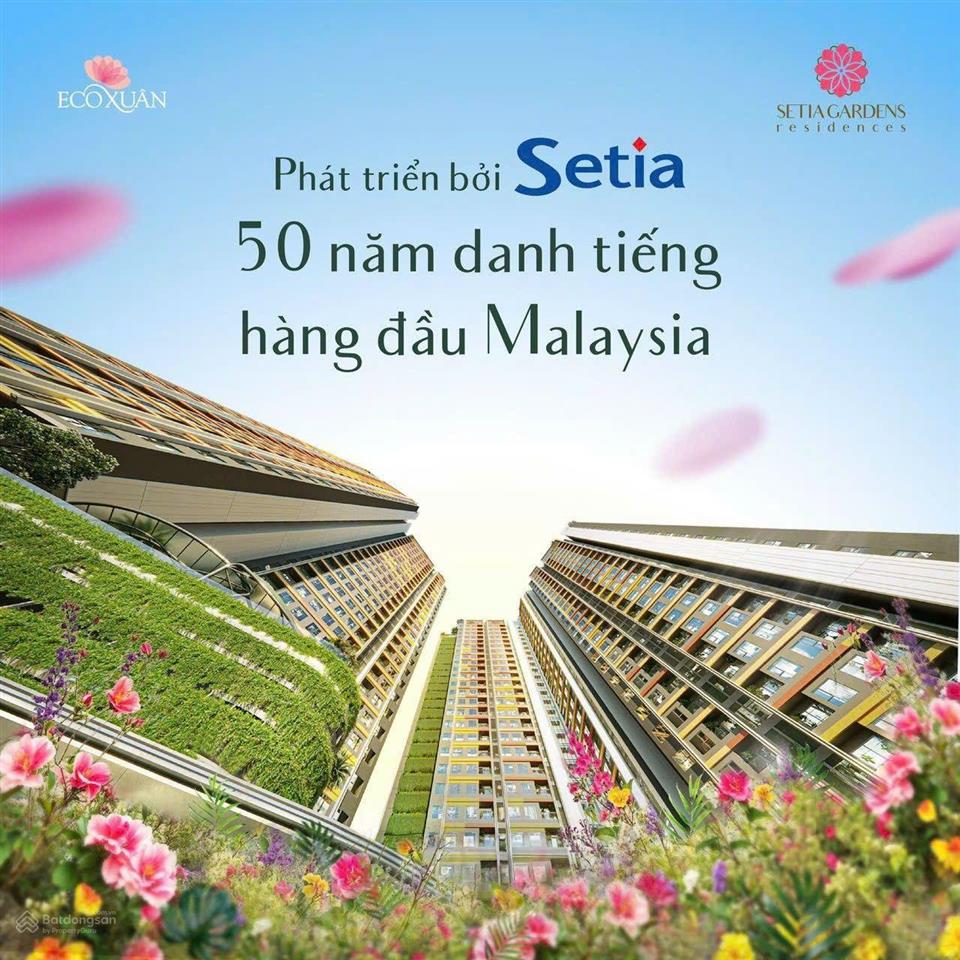 Bán ch 1pn dự án setia edenia, khu ecoxuân lái thiêu (bd cũ) dt 45,66m2 giá 2 tỷ 2