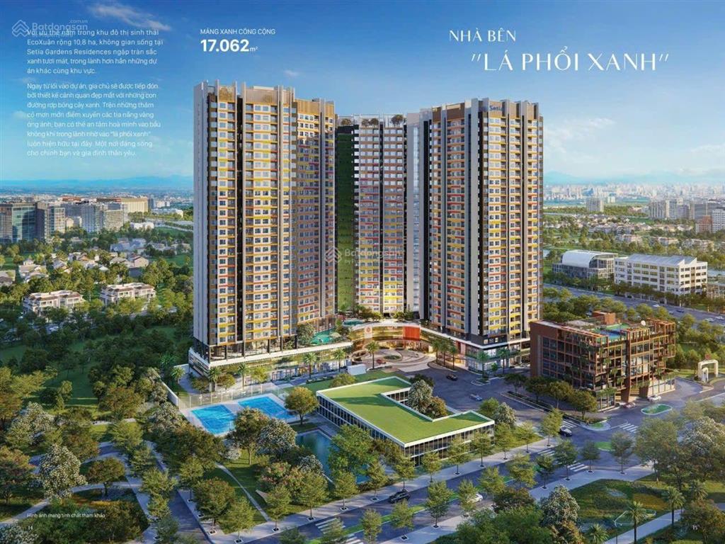 Bán ch 1pn dự án setia edenia, khu ecoxuân lái thiêu (bd cũ) dt 45,66m2 giá 2 tỷ 2