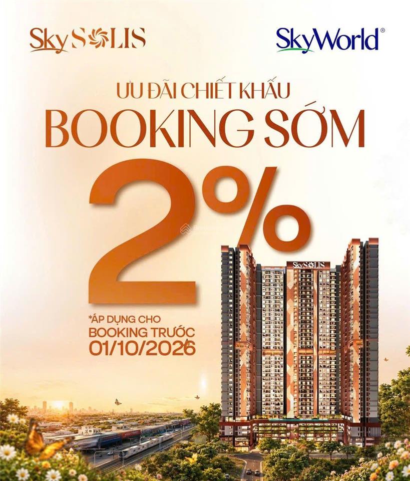 Skysolis cđt malay  căn hộ cao cấp ql13  căn 1pn 59m2  giá nhỉnh 2 tỷ